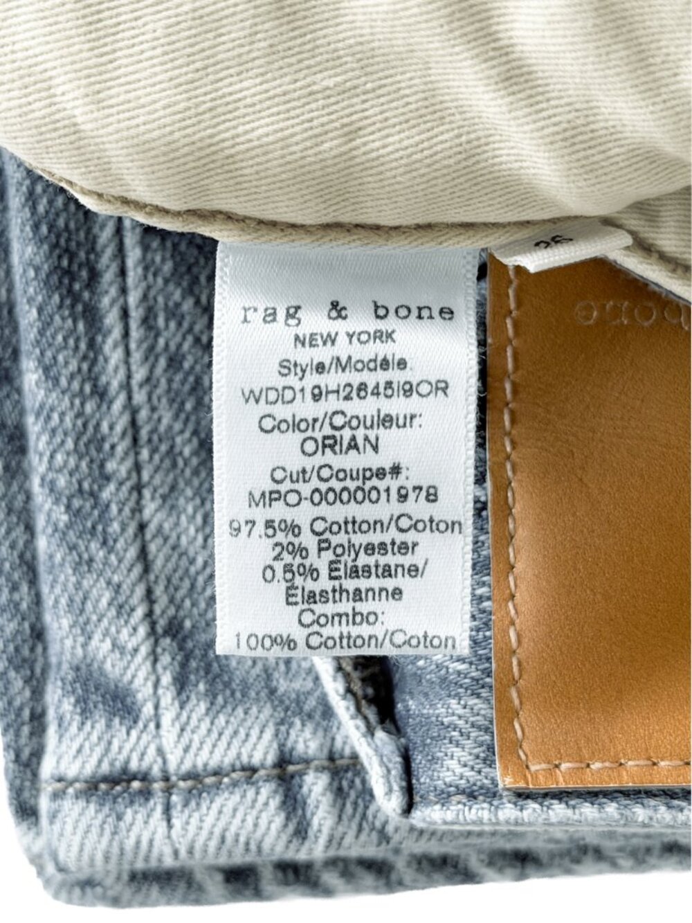 Rag & Bone Maya High Rise Straight Leg Jeans 26 Orian Dark Wash WDDI9H264519OR - Picture 12 of 13